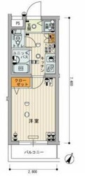 スカイコート文京大塚の物件間取画像